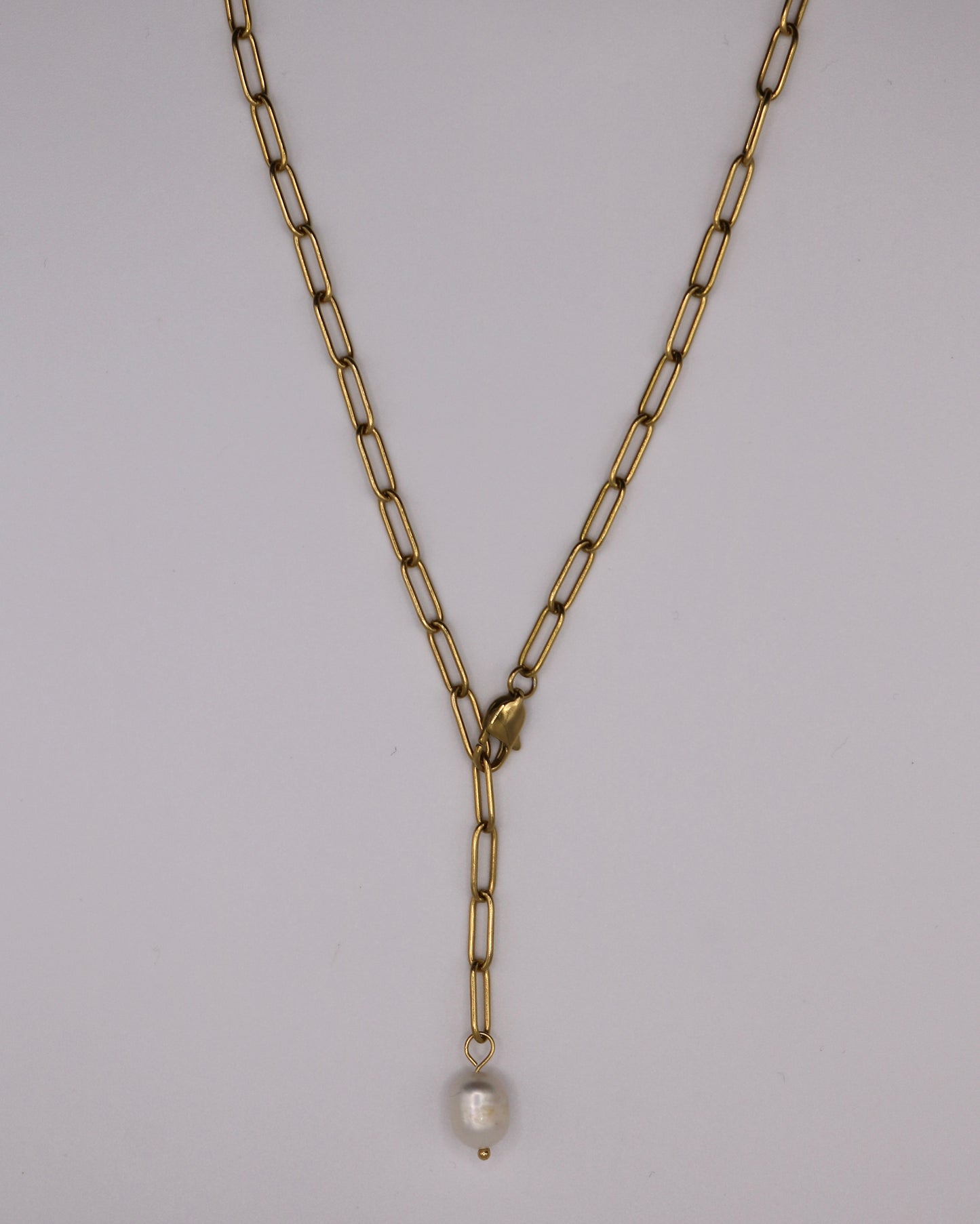 Draht Kette mit Perle
