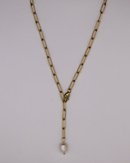 Draht Kette mit Perle